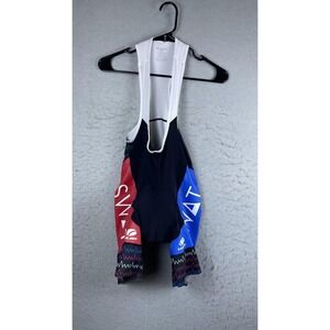 Voler SWAT Dirtfoo Cycling Bib Shorts Womens Small Black Red Padded Made In USA